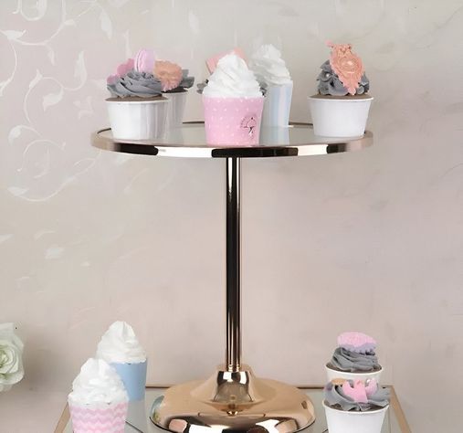 Soporte Redondo Postres Mesa Exhibicion Dulces Frutas Lau-4