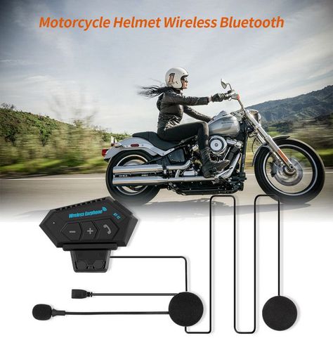Audifonos Casco Motos Intercomunicadores Bluetooth Lau-5