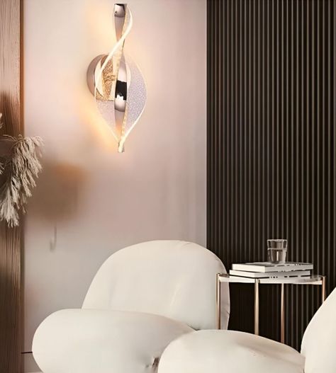 Lámpara Pared Moderna Aplique Dorado Decoración LED Jhn-6