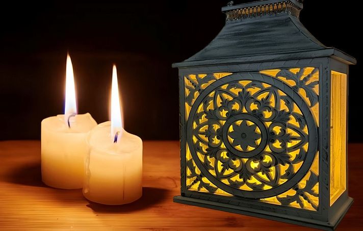 Set Portavelas Vintage Decorativo Faroles Velas Exterior Lau-7