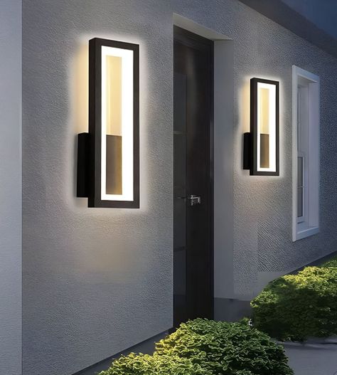 Aplique Lámpara Pared Moderna Rectangular Decoración Jhn-4