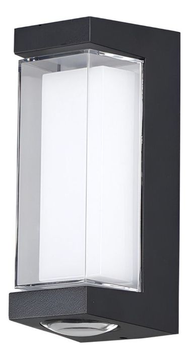 Aplique Decorativo Pared LED Lámpara Negro Moderno Jhn-0