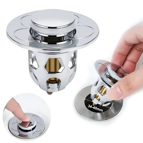 Set 3 Tapon Drenaje Universal Fregadero Lavaplatos Lau-7
