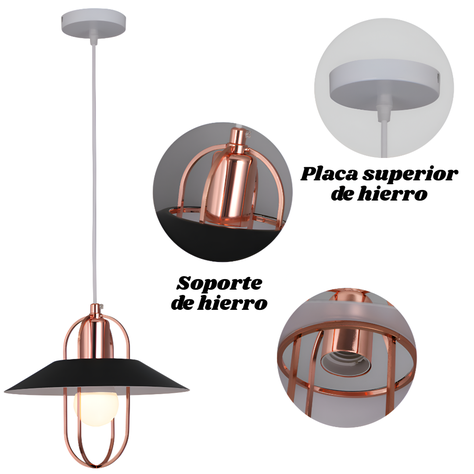 LÁMPARA COLGANTE Estilo Minimalista Moderno Techo Alto-2