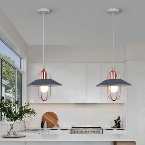 LÁMPARA COLGANTE Estilo Minimalista Moderno Techo Alto-7