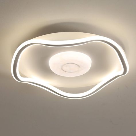 LÁMPARA DE TECHO LED Empotrada Minimalista Nórdica 3D-2