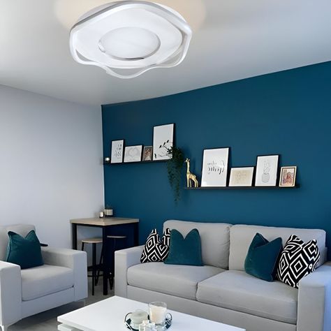 LÁMPARA DE TECHO LED Empotrada Minimalista Nórdica 3D-6