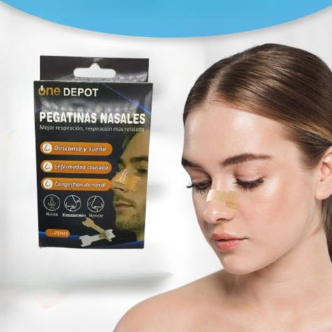 Tiras Nasales Antirronquidos Resfriados Alergias 8 Pack Jhn-2