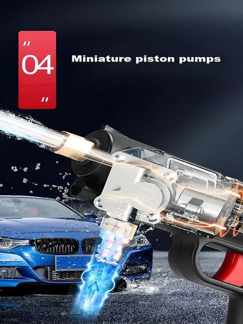 Hidrojet Limpiador Presion Portatil Inalambrico Lau-6