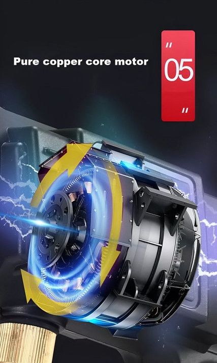 Hidrojet Limpiador Presion Portatil Inalambrico Lau-7