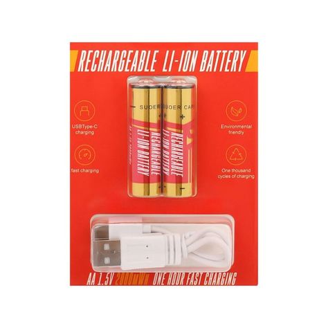 Baterias AA Recargables Control Remoto Juguete Mouse Lau-1