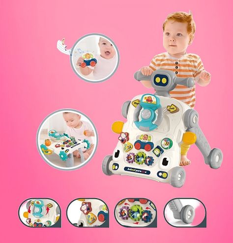 Andador Multifuncional Bebé Aprendizaje Música Jhn-4
