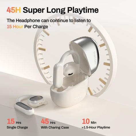Auriculares Inalambrico Gancho Deportivos Lau-4