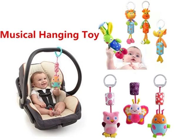 Sonajero Colgante Actividad Sensorial Peluche Bebes Lau-1