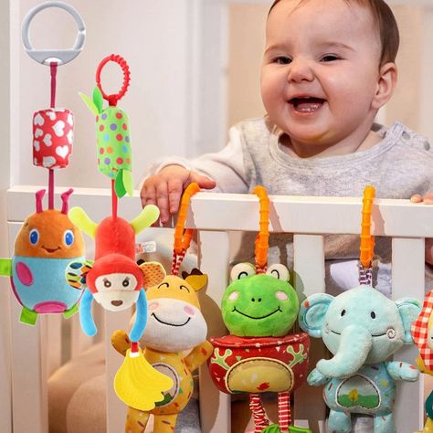 Sonajero Colgante Actividad Sensorial Peluche Bebes Lau-7