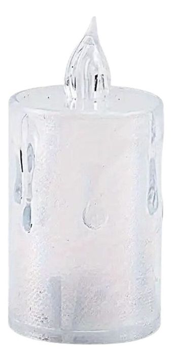 Set 9 Velas Decorativas LED Cristal Acrílico Sin Llama Jhn-0