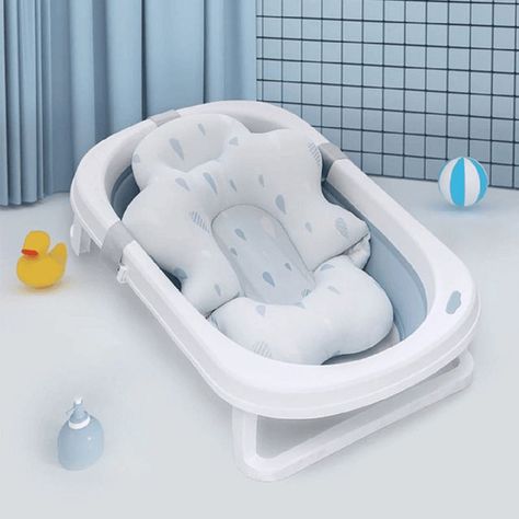 Almohada Cojin Apoyo Tina Baño Diseño Nube Bebes Lau-1