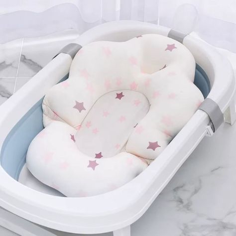 Almohada Cojin Apoyo Tina Baño Diseño Nube Bebes Lau-3