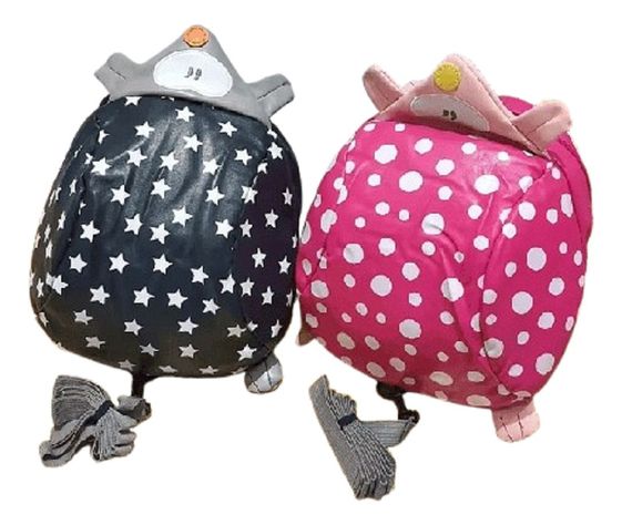 Set 3 Mochila Anti-Pérdida Niños Diseño Animales 3D Lau-0