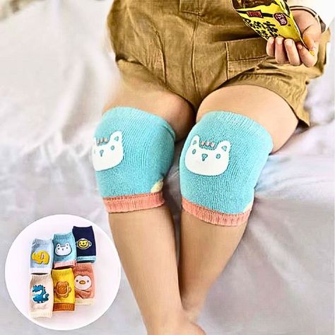 Set 12 Rodilleras Unisex Proteccion Antideslizante Bebes Lau-4