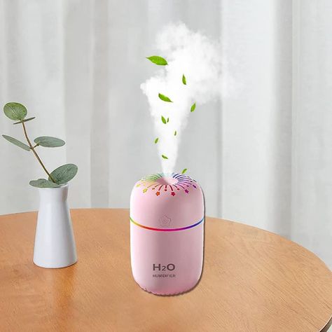 Set 2 Humidificadores Mini Aerosol Portatil Recargable Lau-3