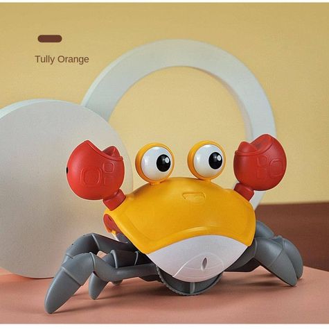 Muñeco Juguete Cangrejo Luces Led Musical Niños Lau-9