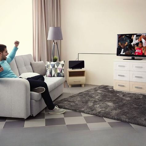 ANTENA DIGITAL TV HD AMPLIFICADOR DE SEÑAL INTELIGENTE LAU-3