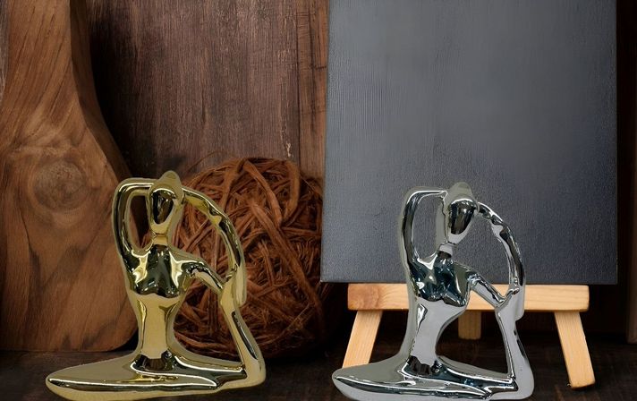 Set 3 Estatua Yoga Decoracion Sala Meditacion Hogar Lau-8