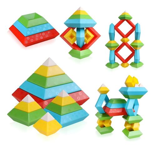 Juguete Construcción Creatividad Educativo Rompecabeza Jhn-0