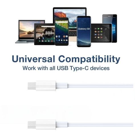 Set 2 Cables Tipo C To C Carga Rapida Lau-3