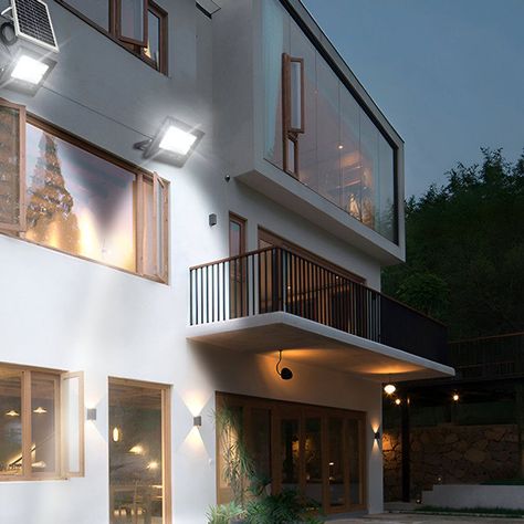 Lampara Solar Reflector 300W Garage Calle Parque Patio Lau-3