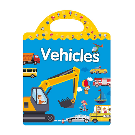 Set 3 Juego Libro Pegatinas Autos Camiones Niños Lau-6
