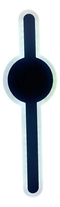 Lámpara Pared Acrílica LED Tipo Espada Negra Decorativa Jhn-0