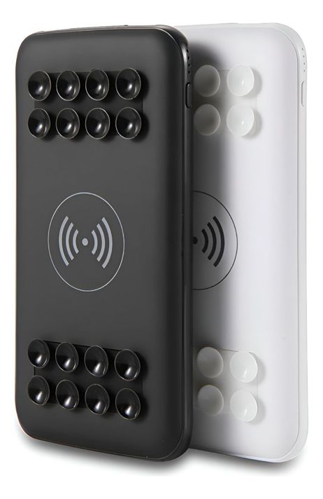 Cargador Inalámbrico Portátil Doble USB Ventosa Silicona-5