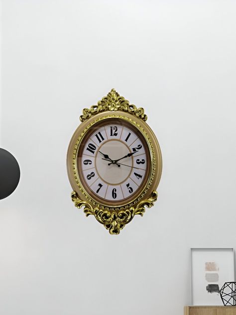 Reloj Pared Decoratiivo Antiguo Metal Elegante Sala Lau-1
