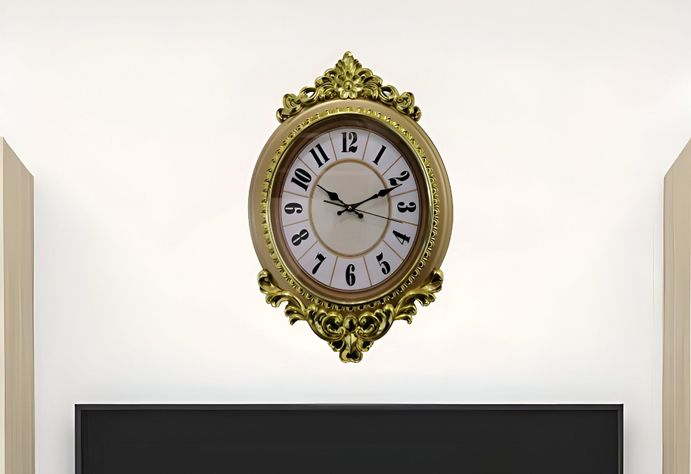 Reloj Pared Decoratiivo Antiguo Metal Elegante Sala Lau-2