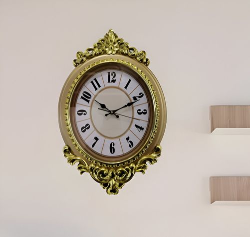 Reloj Pared Decoratiivo Antiguo Metal Elegante Sala Lau-3