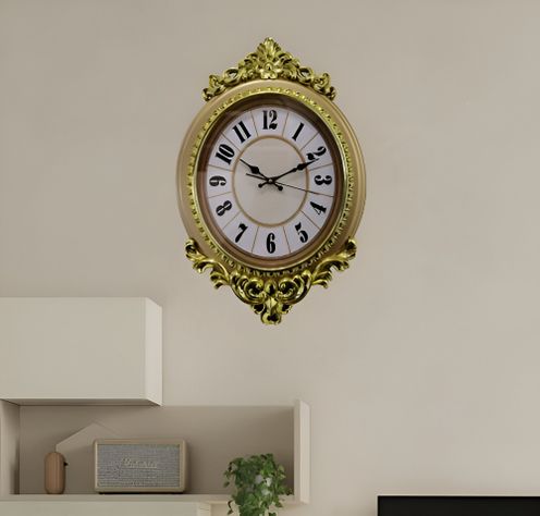 Reloj Pared Decoratiivo Antiguo Metal Elegante Sala Lau-5