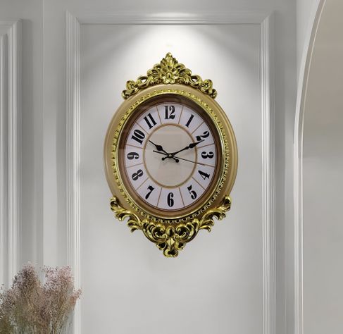 Reloj Pared Decoratiivo Antiguo Metal Elegante Sala Lau-6
