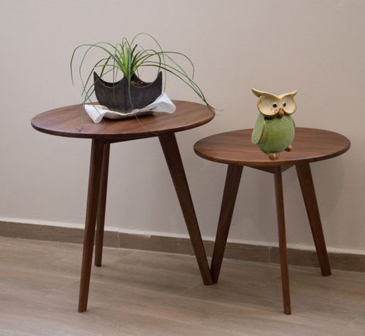 Set de 2 Estatua Búho Cerámica Decorativa Hogar Jhn-3