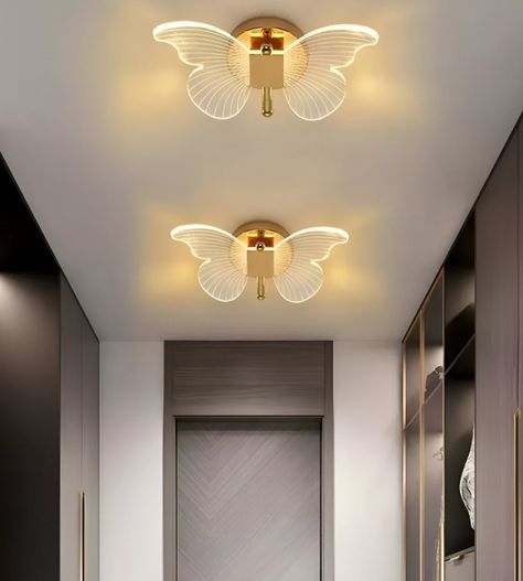 Aplique LED Pared Lámpara Decorativa Mariposa Moderna Jhn-6