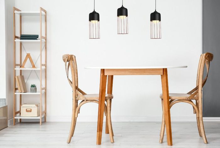 Lámpara Colgante Techo Hierro Forjado Oro Negro Moderna Jhn-8