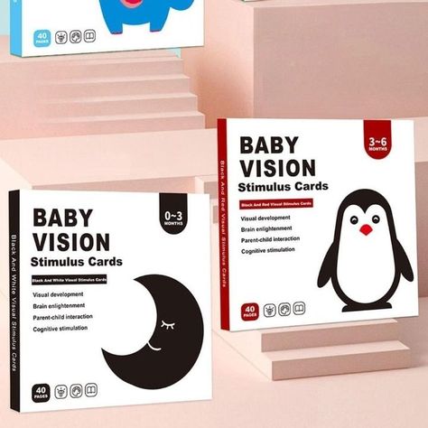 Set de 6 Tarjetas Estimulación Visual Bebés 3-6 Meses Jhn-7