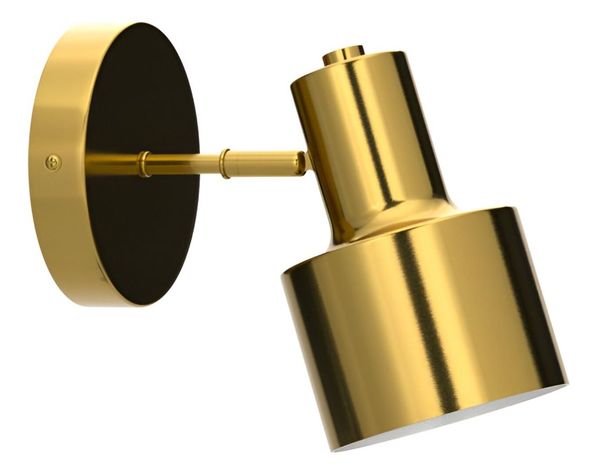 Lámpara Aplique Pared LED Nórdico Dorada Ajustable E27 Jhn-7