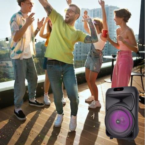 PARLANTE ALTAVOZ PORTATIL MICROFONO CONTROL REMOTO LAU-3