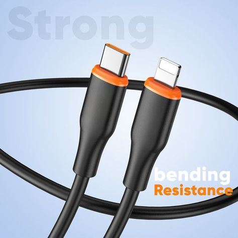 Set 4 Cables Tipo C To Lightning Carga Rapida Telefono Lau-4