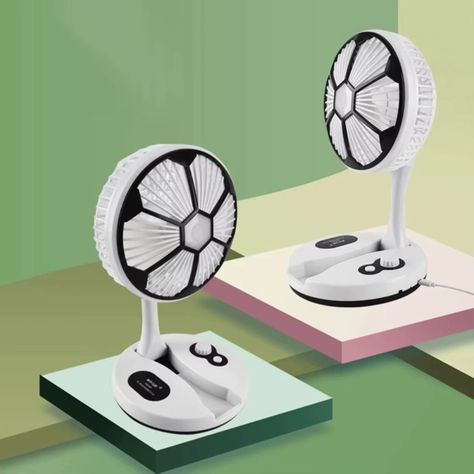 Ventilador Plegable Portátil Recargable USB Viaje Hogar Lau-3