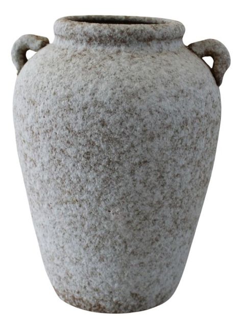 Florero Jarrón Vintage Terracota Textura Bohemio 25cm Jhn-0