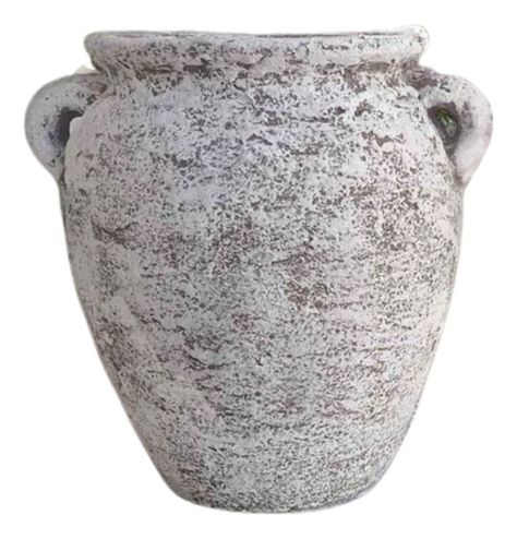 Florero Jarrón Vintage Terracota Textura Bohemio 25cm Jhn-1