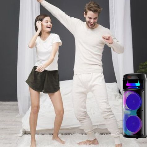 PARLANTE INALAMBRICA 40W BLUETOOTH +MICROFONO PORTATIL LAU-6